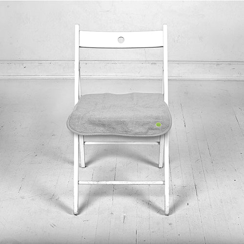 Small grey PeapodMat waterproof incontinence protector for chairs, armchairs and wheelchairs.